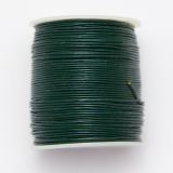 Lederband, 1 mm Ø, 100 Meter, grün  ☆