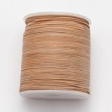 Lederband, 1 mm Ø, 100 Meter, natur ☆