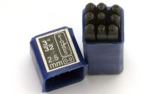 Schlagzahlensatz 0-9, 2.5 mm ☆☆
