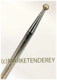 ISO 104001021 Diamantschleifer Kugelkopf Ø 2.1 mm ☆☆