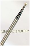 ISO 104001016 Diamond bur, round R 1.6 mm ☆☆