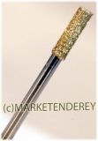 ISO 104112030 Diamond bur, cylinder R 3.0 mm ☆☆