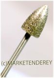 ISO 104274080 Diamond bur, grenade R 8.0 mm ☆☆