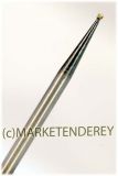 ISO 104001009 Diamond bur, round R 0.9 mm ☆☆