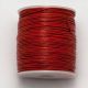 Leather cord, 1 mm Ø, 100 meter, red ☆